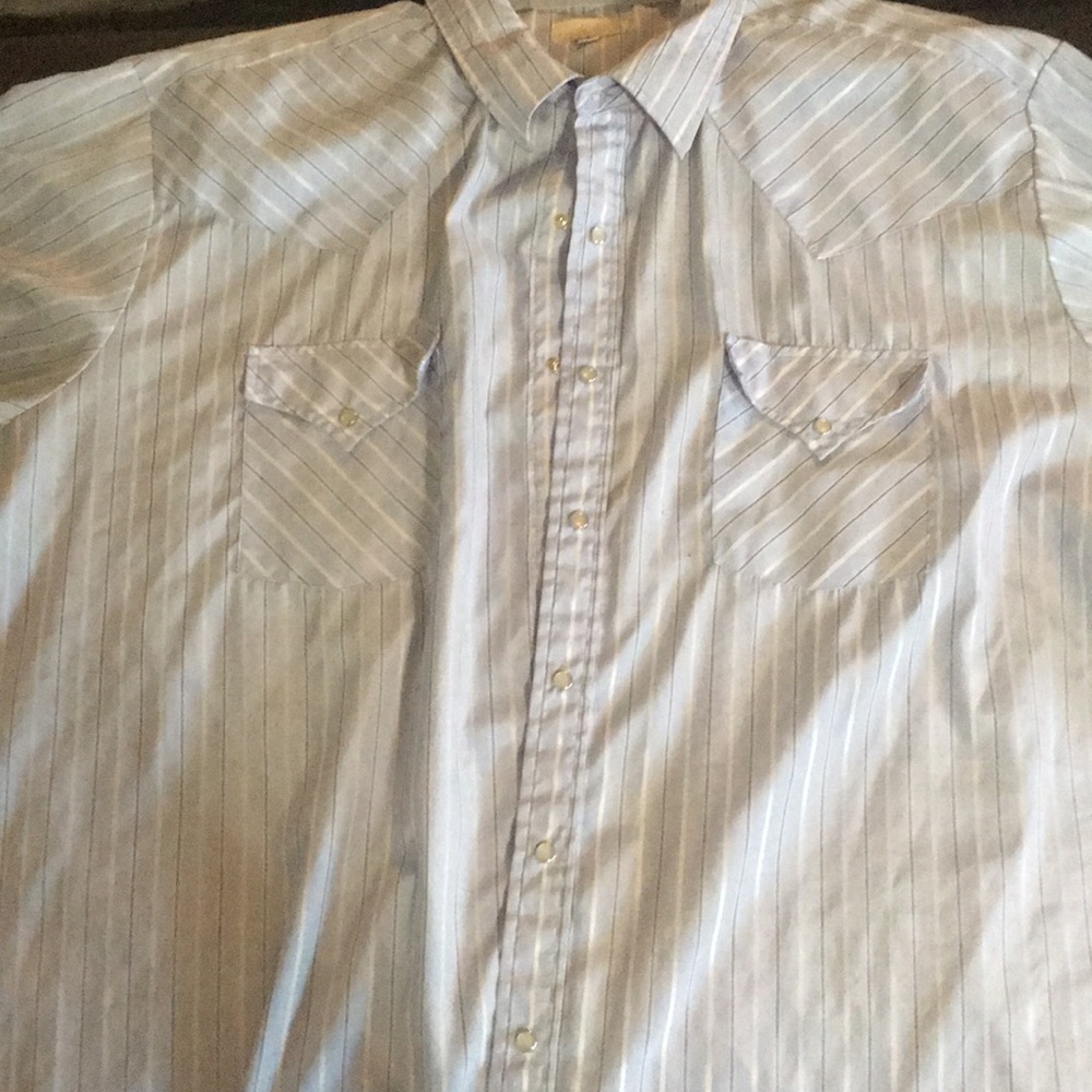 Plains pearl Button Shirt
